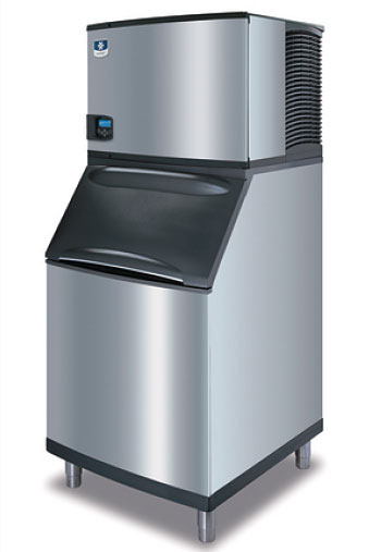 A commercial ice machine