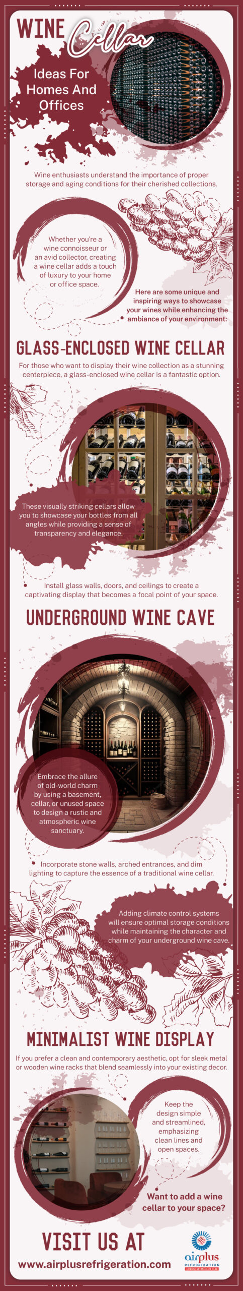 Wine cellar ideas for homes and offices