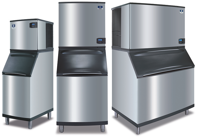 Different-sized commercial ice machines