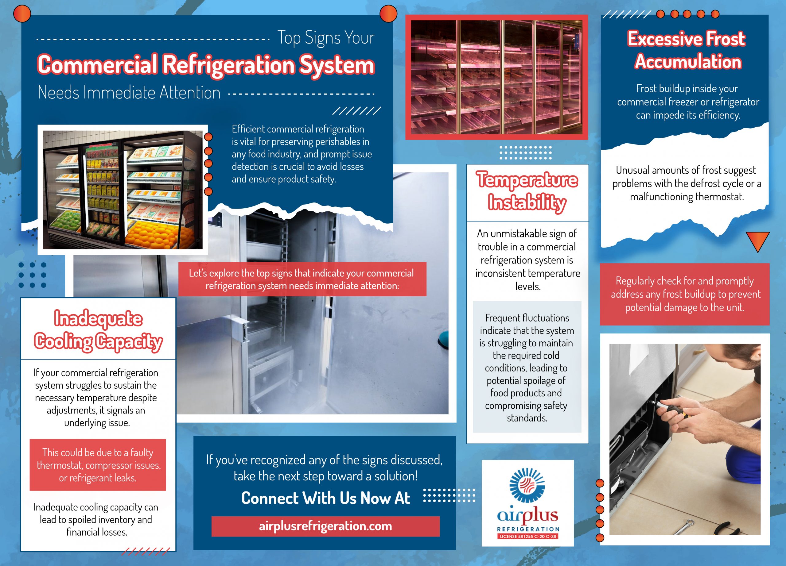 Top Signs Your Commercial Refrigeration System Needs Immediate Attention